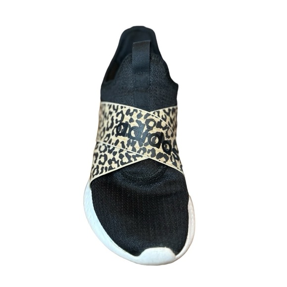 Adidas Puremotion Adapt Black Slip on Sneakers Chetah X Strap Size 6.5 - Picture 3 of 11